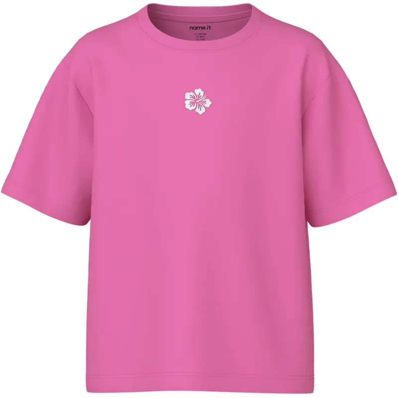 Beställ nu Name It Strawberry Moon Hibiscus Embroidery Nkfvictoria Ss Nreg Topp