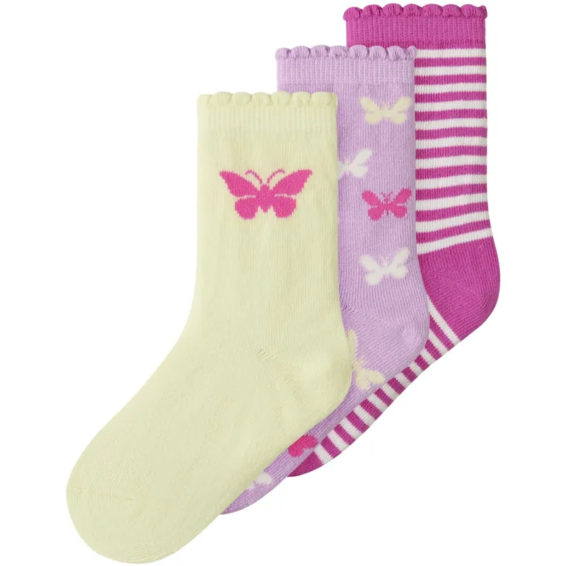 Name It Pear Sorbet Nmffjola 3P Strumpor Begränsat erbjudande