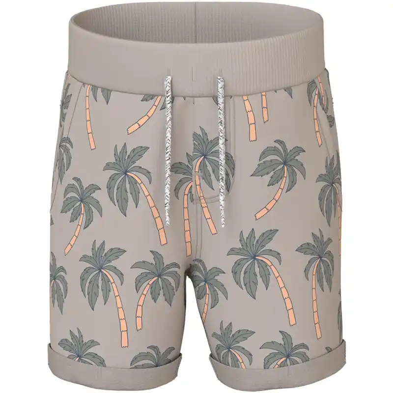 Name It Chateau Gray Palms Nmmvermo Aop Long Swe Shorts Unb Endast idag