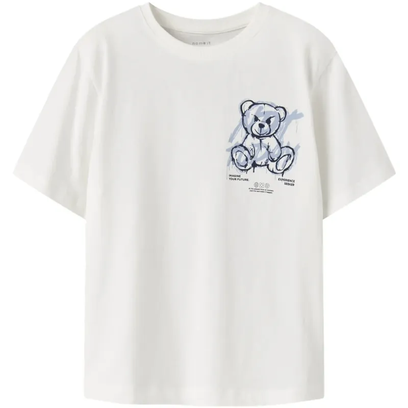 Populärt val Name It Cloud Dancer Nkmdipo Ss Nreg Topp Box