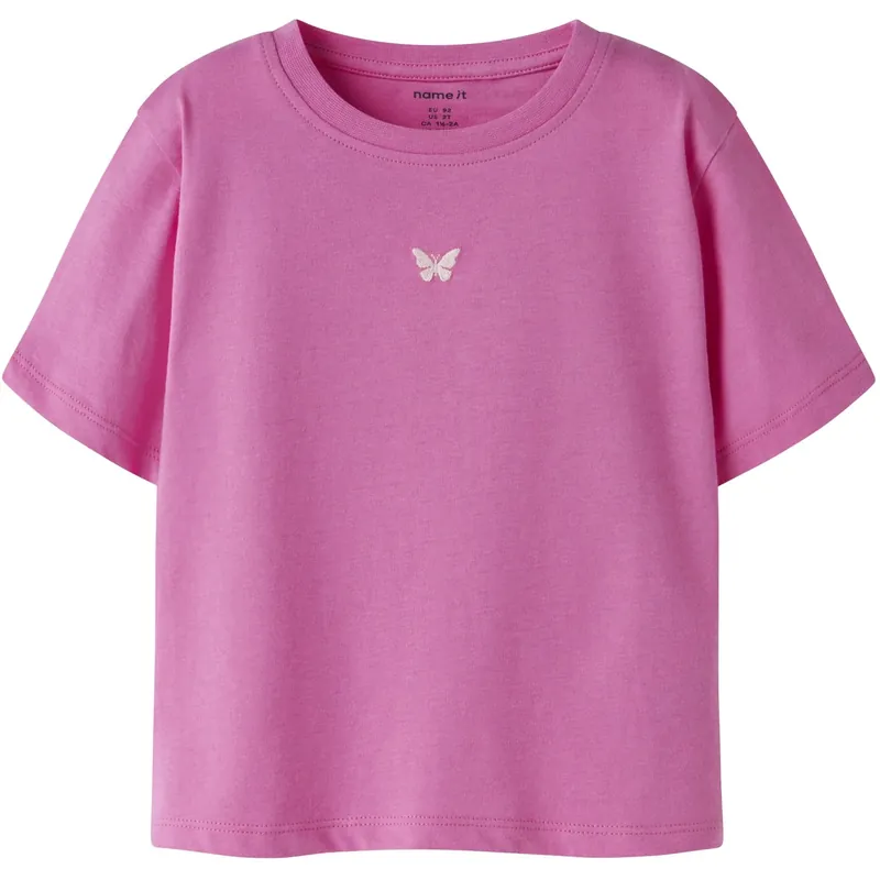 Name It Strawberry Moon Butterfly Embroidery Nmfvictoria Ss Nreg Topp Premium