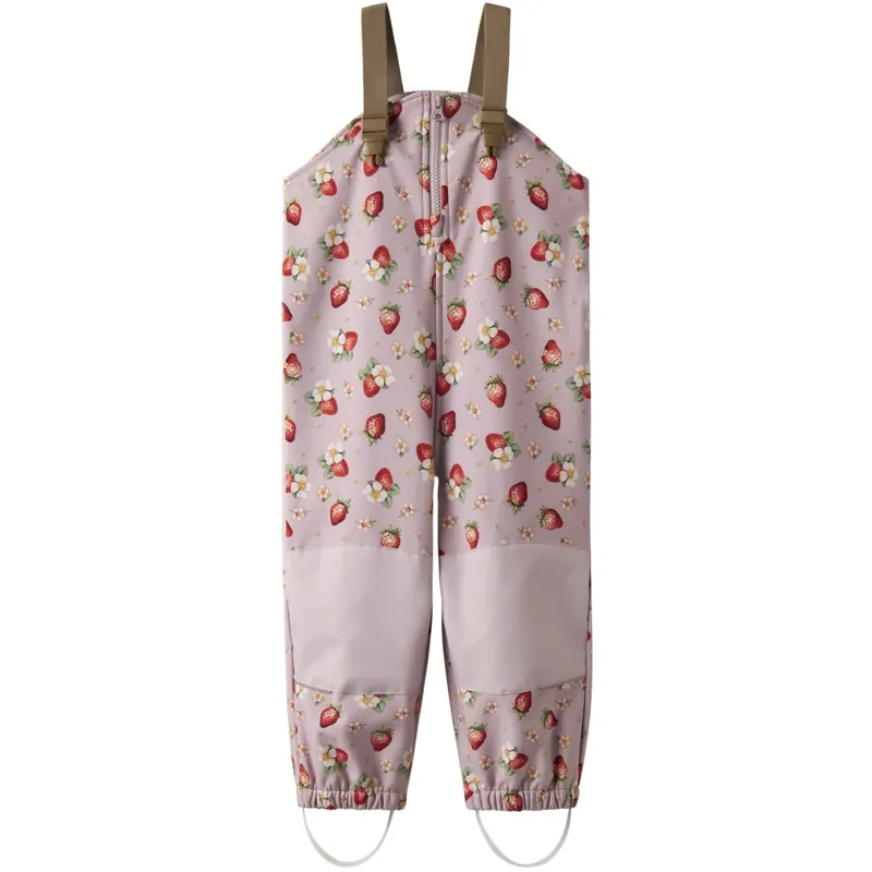 Kampanjpris Name It Keepsake Lilac Strawberry Nmfalfa08 Softshell Haklapp Byxor Aop Fo