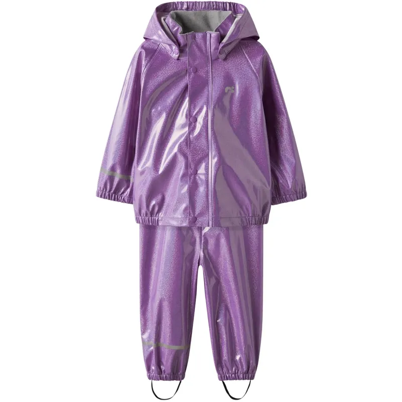Name It Iris Orchid Nmfdry10 Rain Sett Glitter Fo Begränsat erbjudande