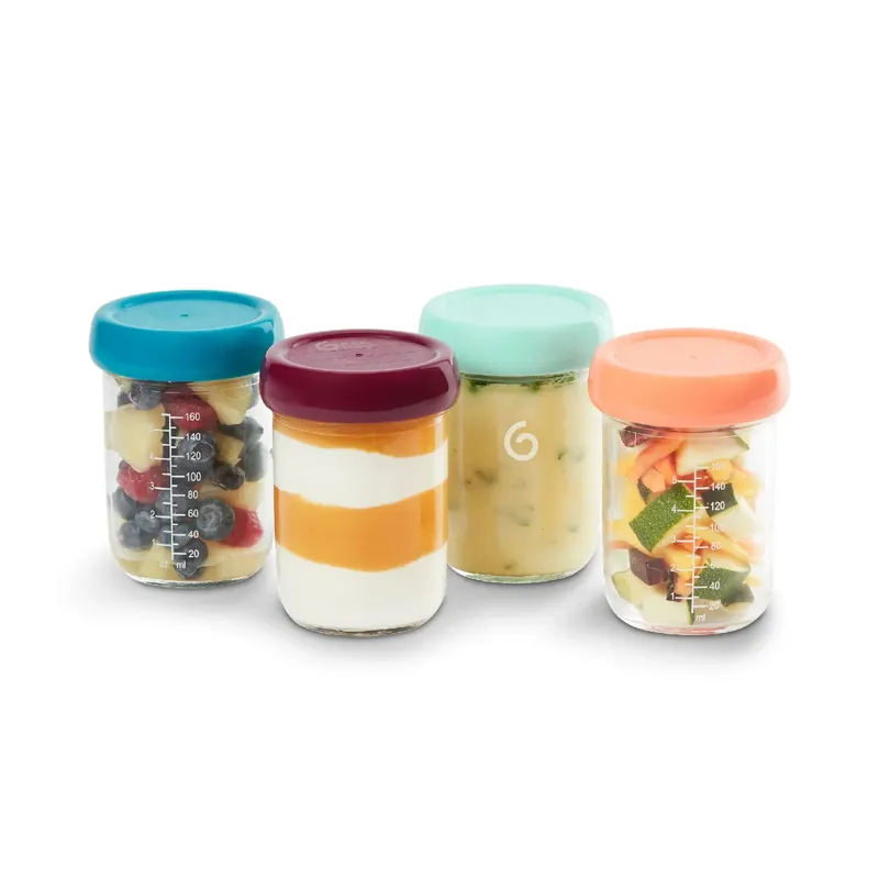 Babymoov Multi Glasbøtter 240 Ml 4-Pack Rabatter