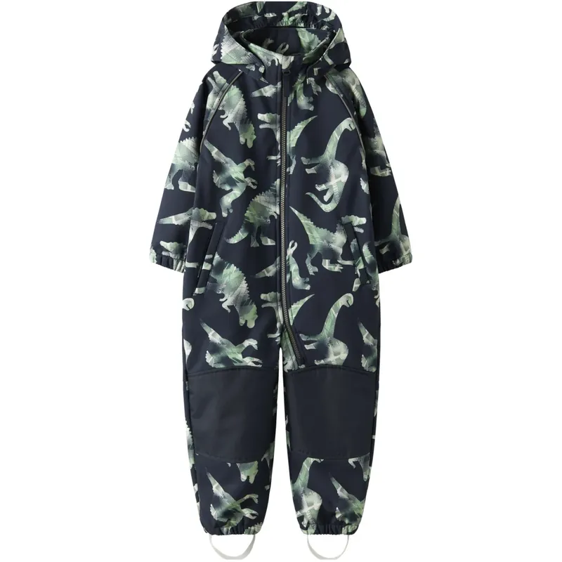 Begränsat erbjudande Name It Dark Sapphire Graphic Dino Nmmalfa08 Softshell Dräkt Aop 1Fo Noos