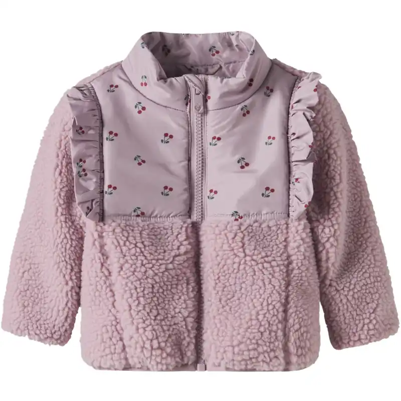 Nyhet Name It Keepsake Lilac Nbfminna Sherpa Jacka