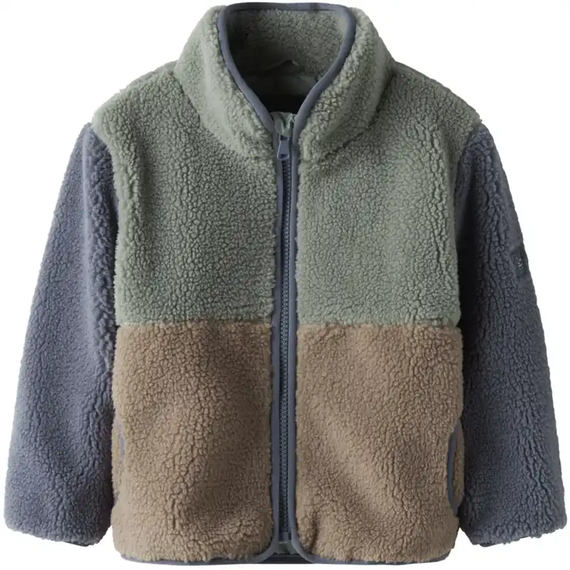 Name It Chinois Green Nmmmimba Sherpa Jacka Begränsat erbjudande