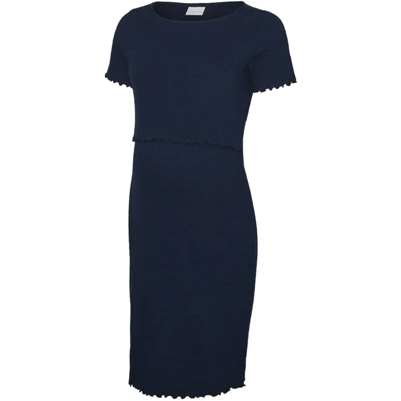 Mama;licious Pageant Blue Mlmilly June Ss Jrs Abk Klänning 2F Begränsat erbjudande