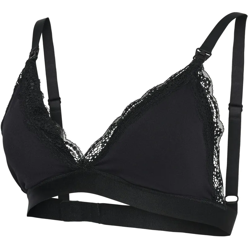 Rabatt Mama;licious Black Mlreece Feed Me Bra 2F