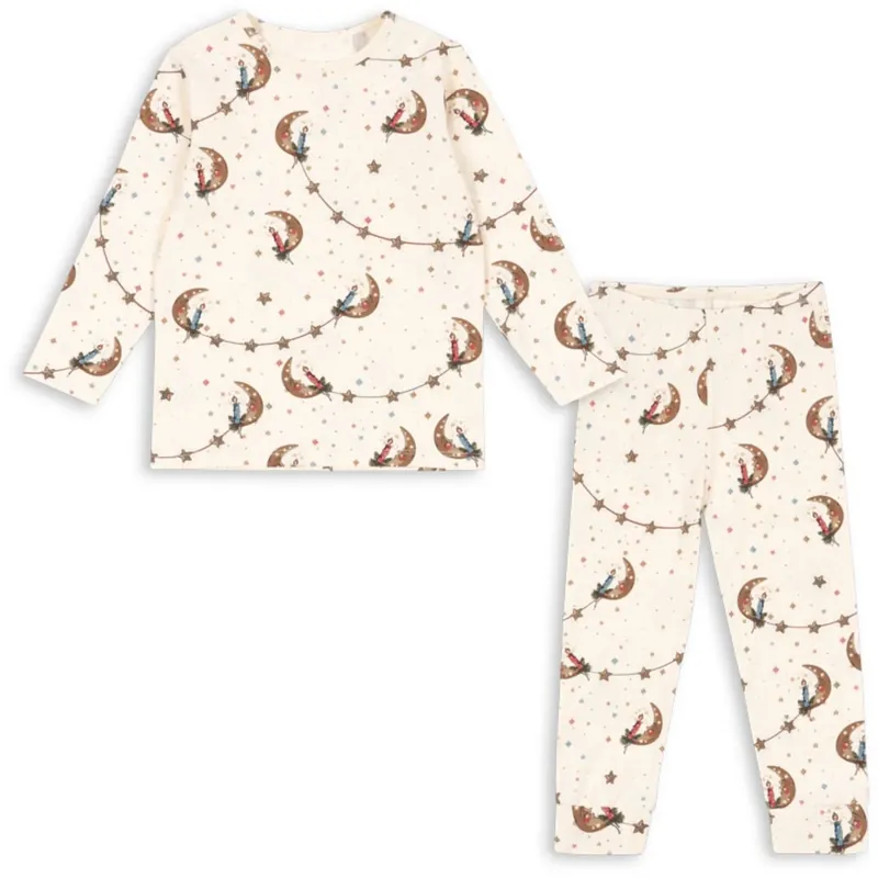 Snabb leverans Konges Sløjd Luna Basic Blouse/Pants Sett Gots