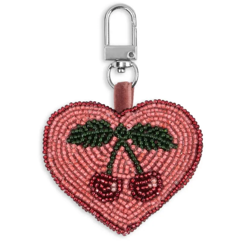 Konges Sløjd Cherry Beaded Key Chain Säker betalning