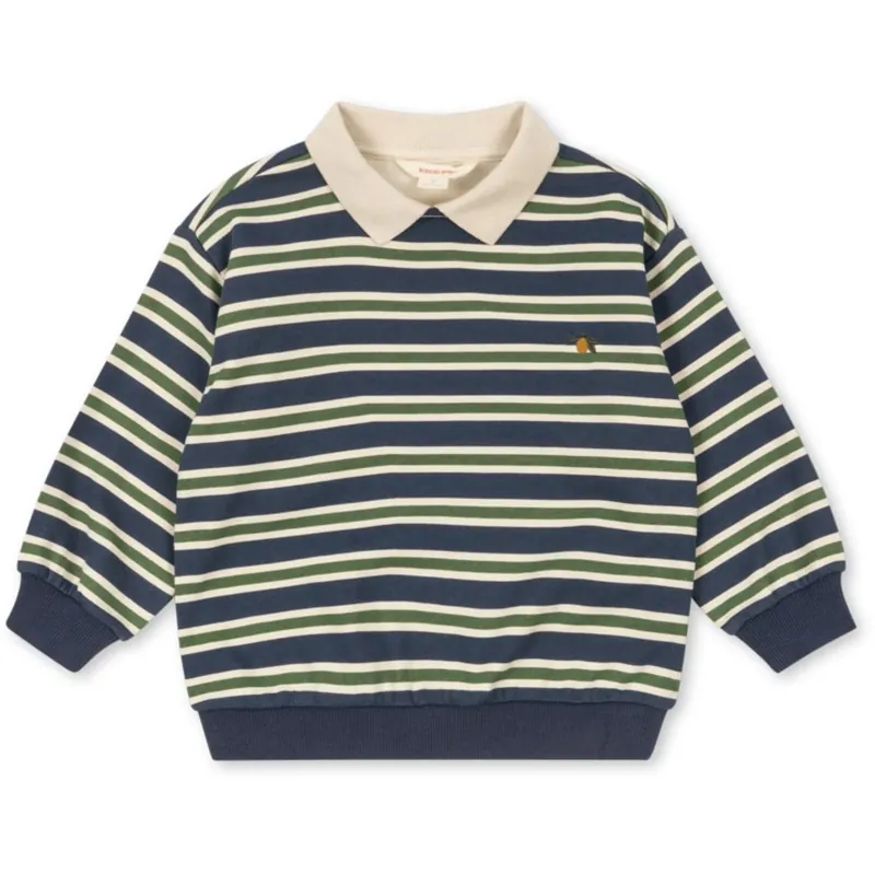 Konges Sløjd Spellbound Stripe Spotty Ls Pikétröja Gots Snabb frakt