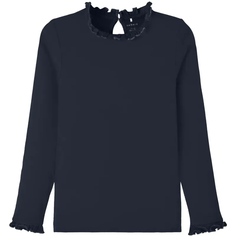 Name It Dark Sapphire Nmfprakula Ls Slim Topp Extra rabatt