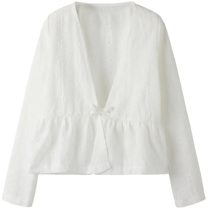 Name It Bright White Nkfkarlina Ls Skjorta Expressleverans