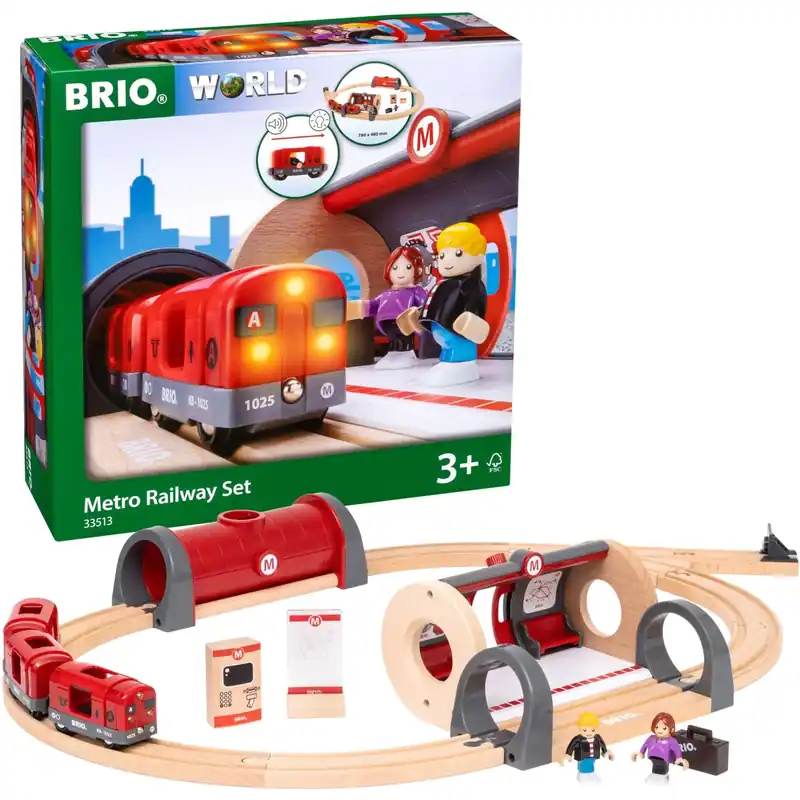Kampanjpris BRIO® 33513 Togbane, Metro