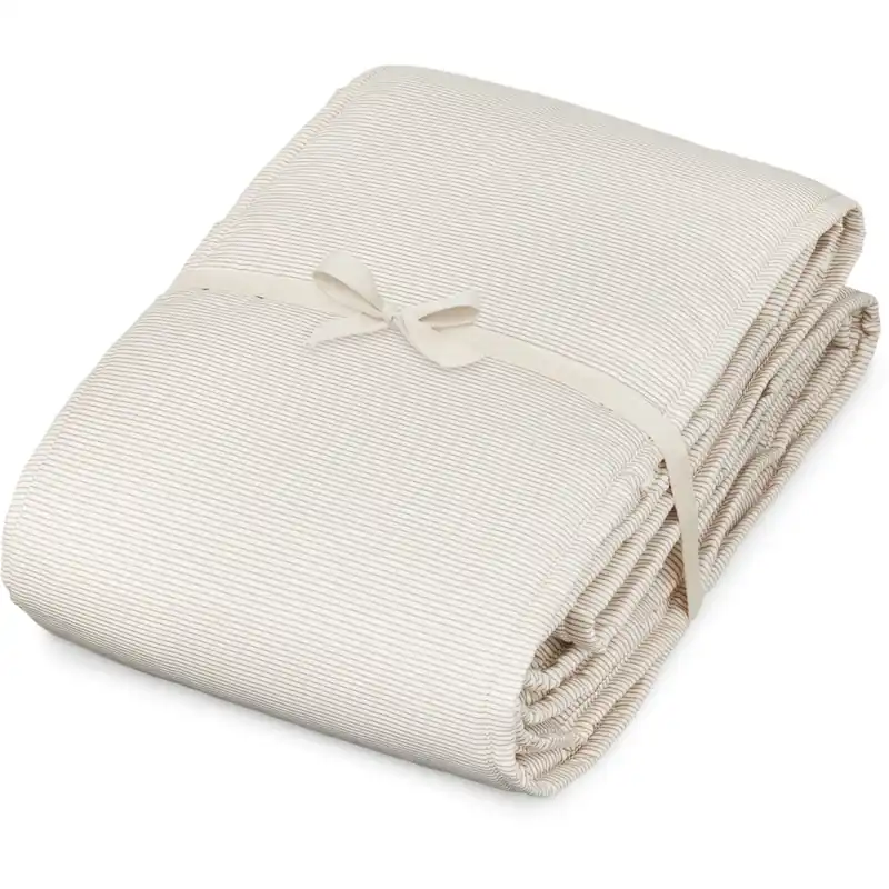 Sista chansen Cam Cam Copenhagen Classic Stripes Camel Cot Bumper