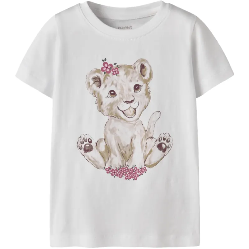 Snabb frakt Name It Bright White Nmfherta Ss Topp Box