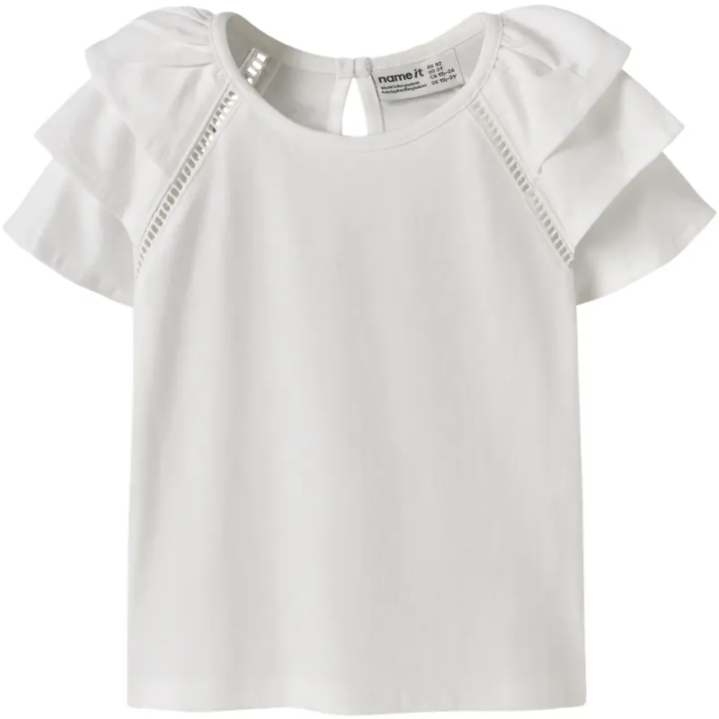 Name It Bright White Nmfhuda Ss Topp prisnedsättning