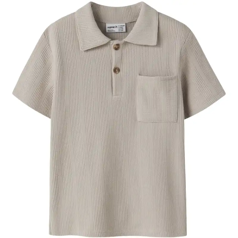 Name It Chateau Gray Nkmhaksi Ss Nreg Pikétröja Sista chansen