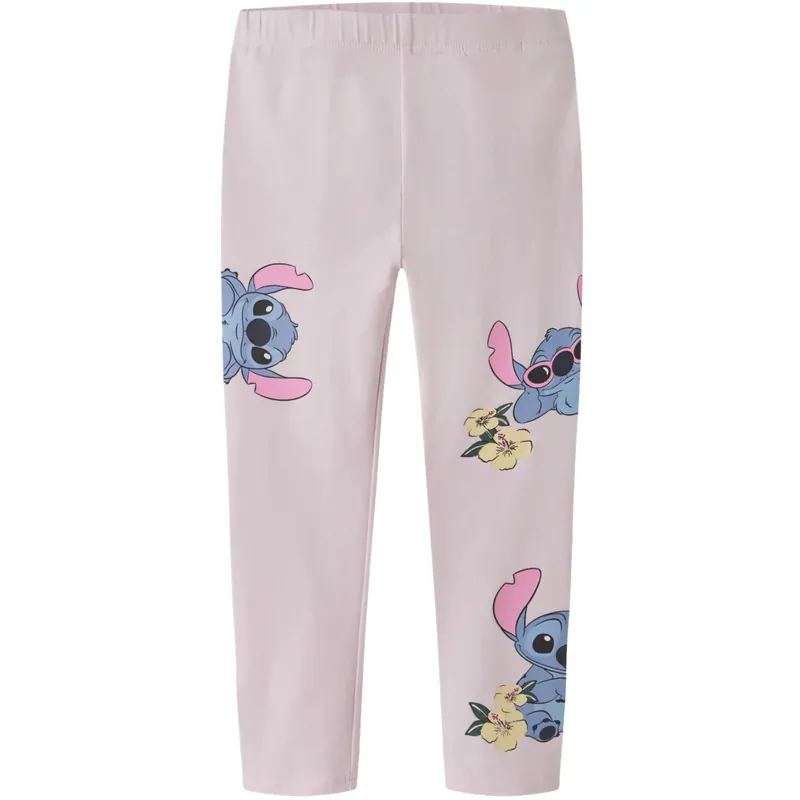 Name It Cradle Pink Nmfana Stitch Leggings Wdi Billigare