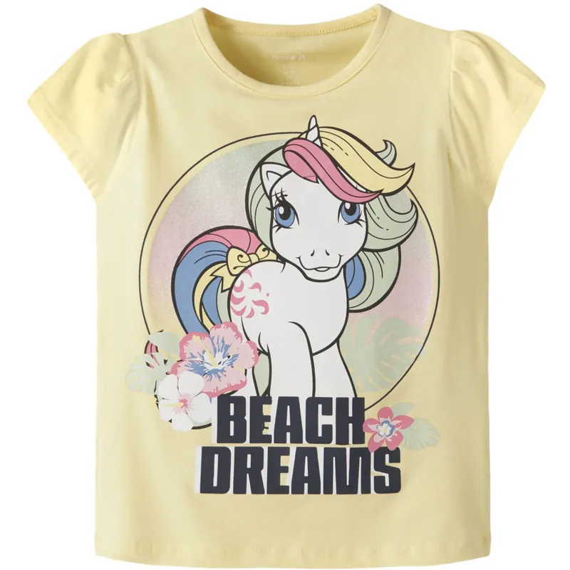 Utförsäljning Name It Double Cream Nmfada Mlp Ss Topp Cplg