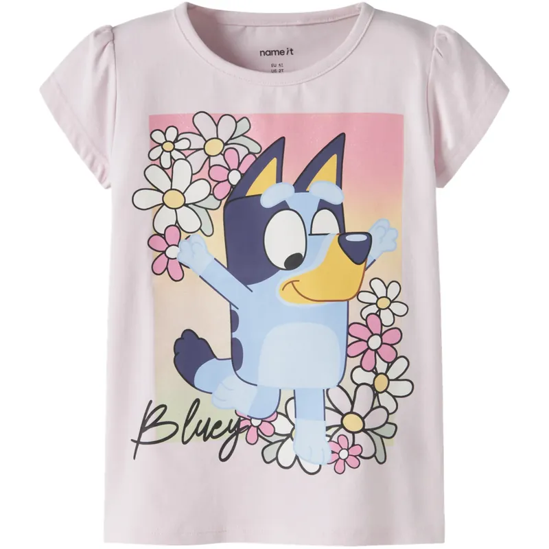 Name It Cradle Pink Nmfmaka Bluey Ss Topp Sky Sista chansen