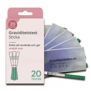 20 st. Graviditetstest sticka Säker betalning
