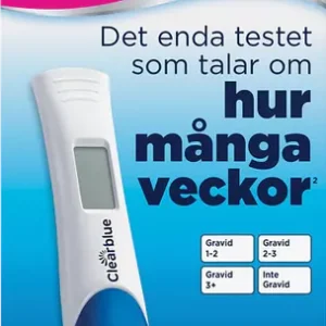 2-pack Clearblue Digitalt Graviditetstest med Veckoindikator Begränsat erbjudande