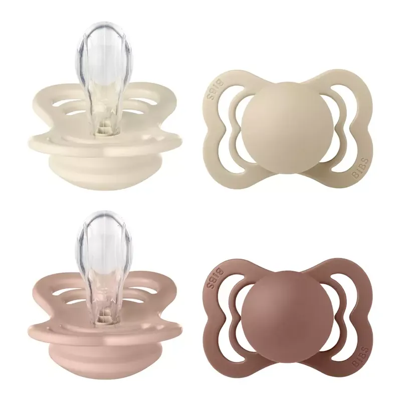 Begränsad tid Bibs Supreme 4-pack silikon 0-6 månader