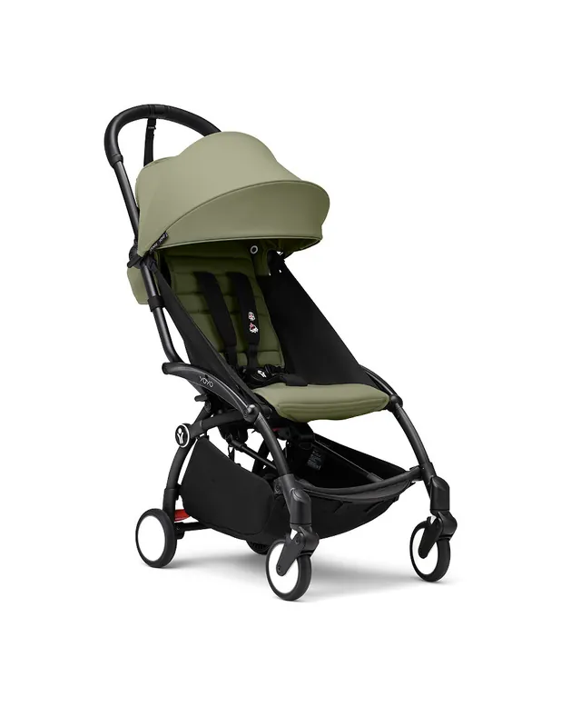 Stokke YoYo3 resevagnar svart ram Snabb frakt