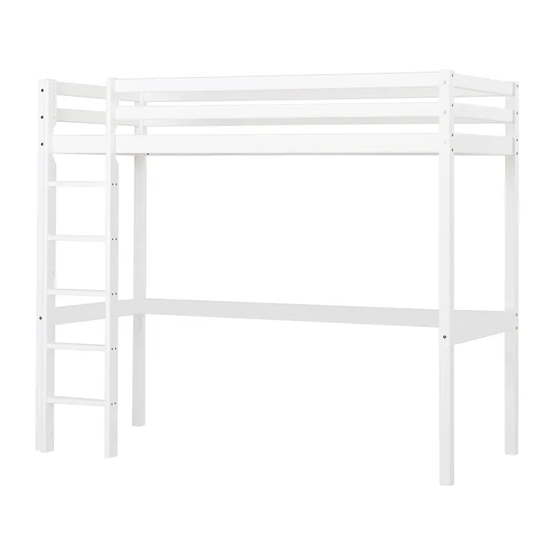 Premium ECO Dream hög loftsäng 90x200cm - vit