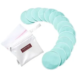 Momcozy Tjock Amningsinlägg - Återanvändbar - 14-pack - Turkos Extra rabatt