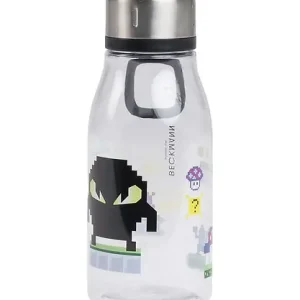 Beckmann Vattenflaska - 400 ml - Pixlar/Svart Kundfavorit