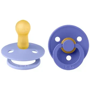 Begränsat antal BIBS Colour Nappar - Stl. 2 - Rund - 2-pack - Hush/Grape
