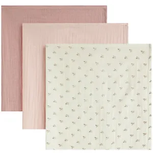Lil‘ Atelier Muslinfiltar - 3-pack - NbnIsley‘s - Coconut Mjölk/ Outlet