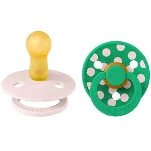 Beställ idag BIBS Colour Nappar - Stl. 2 - Rund - 2-pack - Petal/Cactus