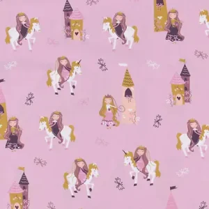 Bästa pris Nørgaard Madsens Sängkläder - Poplin - Junior - Lila m. Prinsess