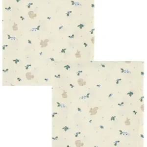 Begränsat antal Cam Cam Muslinfiltar - Muslin - 70x70 cm - 2-pack - Blåbär