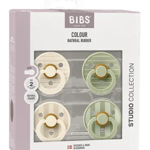 Snabb frakt BIBS Colour Nappar - 4-pack - Stl. 2 - Ivory/Vanilla/Sage