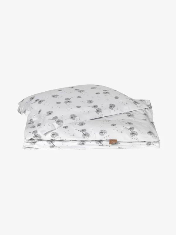 Nedsatt pris NG Baby Jersey Påslakanset till spjälsäng, Dandelion Grey