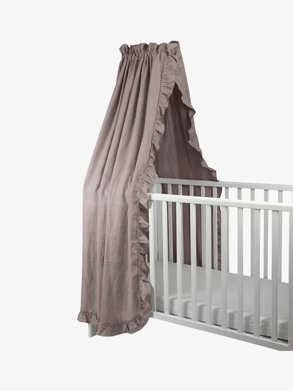 Rea NG Baby Sänghimmel med volang Mood, Dusty Rose