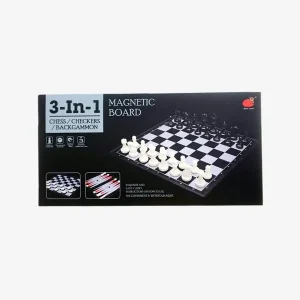 3-i-1 Schack, Damspel & Backgammon Endast idag