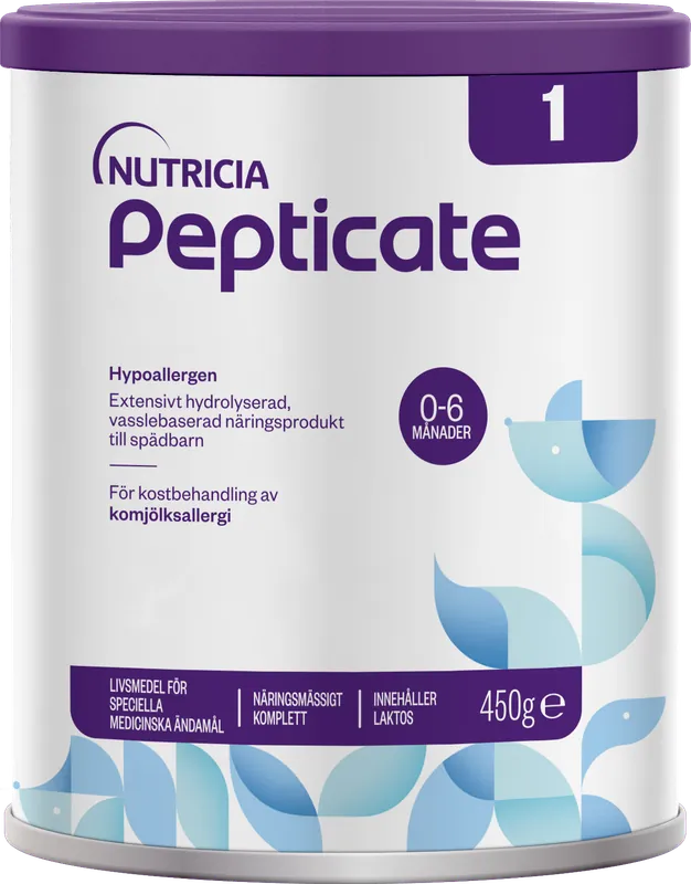 1 Modersmjölksersättning vid mjölkproteinallergi 0+ månader 450g Fynd