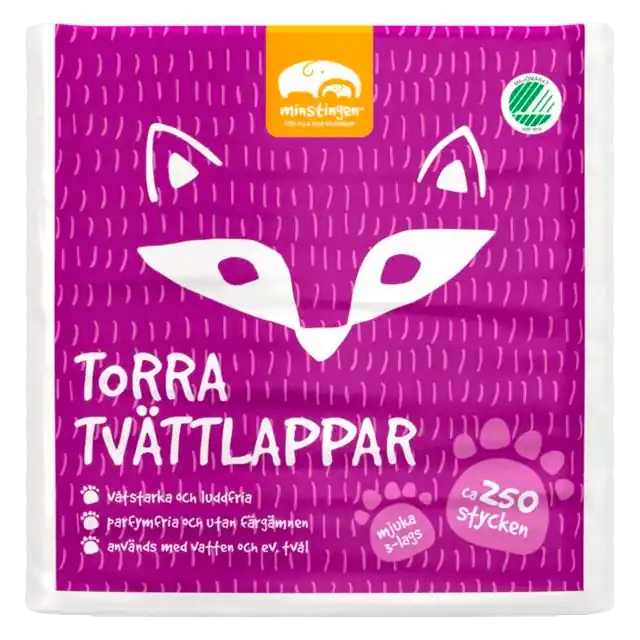 Sänkt pris Tvättlapp 3-lagers 250 st