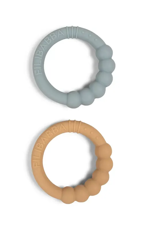 Kundfavorit Silikon Bitring 2-pack - Silt Green