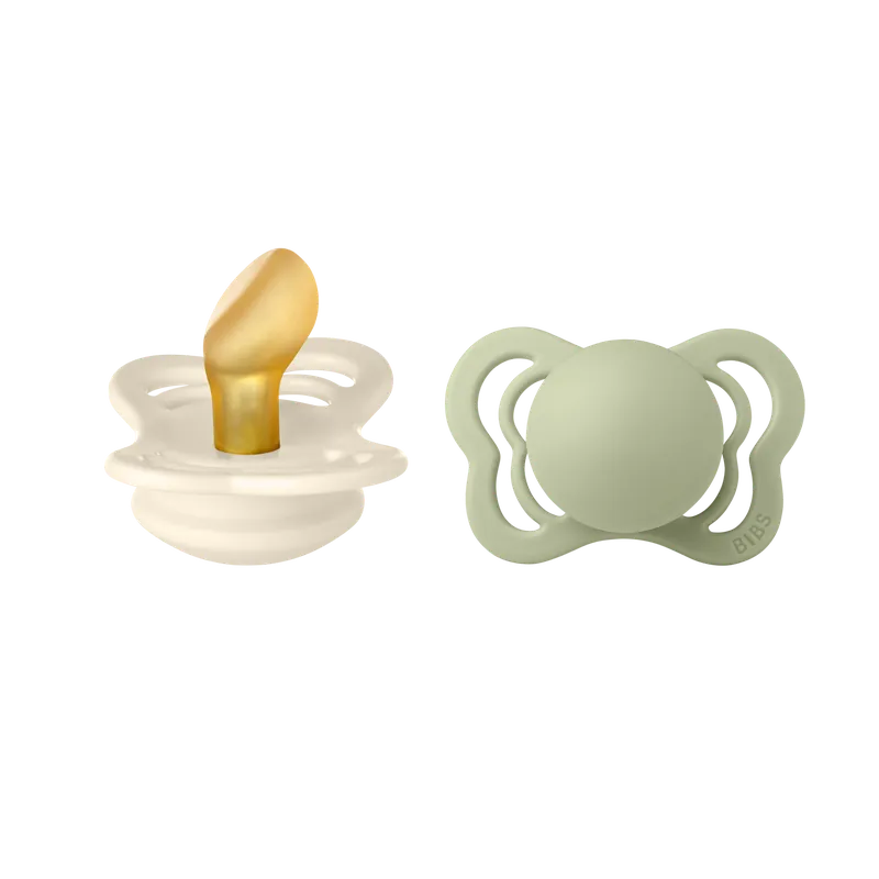 Fynd BIBS Couture Latex Ivory/Sage 2-pack Size 1
