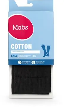 Cotton Knee Black XL Rea