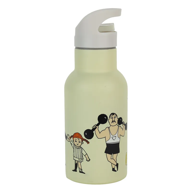 Billig Pippi Cirkus Vattenflaska Gul 340 ml