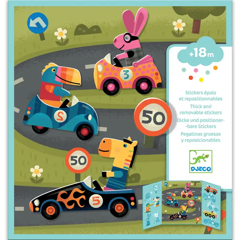 Expressleverans Stickers Cars Flyttbara Stickers
