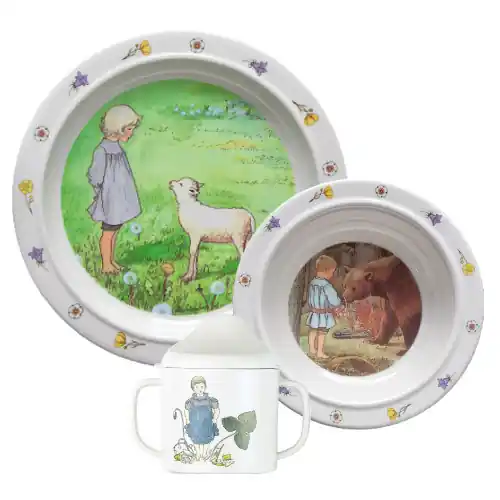 Populärt val Beskow Visor Barnservis 3 delar
